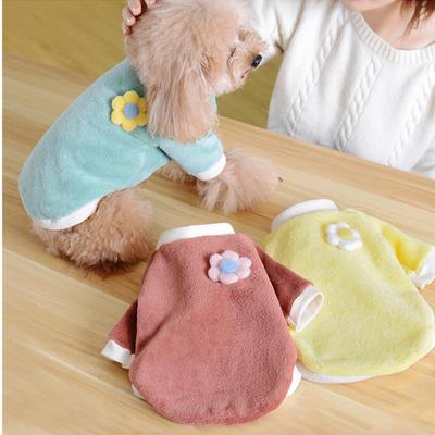 Gilet in Pile Spesso per Animali Domestici per Autunno/Inverno - Adatto per Bulldog Francese, Corgi, Schnauzer e Altri