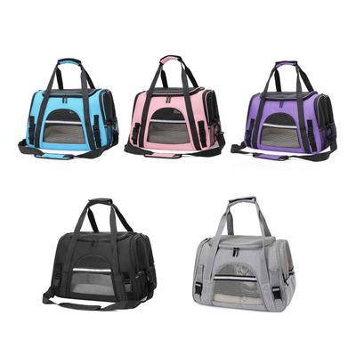 Pet Bag Crossbody Pet Carrier Portable Cat And Dog Outgoing Bag Breathable Pet Car Carrying Bag for Travel and Outdoor Activities