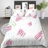 Simple Wind Quilt Cover Pillowcase Two Or Three-Piece Set Painted Series Digital Printing Polyester