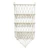 Bohemian Style 3 Layers Toy Storage Net Rope Woven Storage Basket For Plush Doll Wall Decoration Toys Organizer Bags Net Pocket