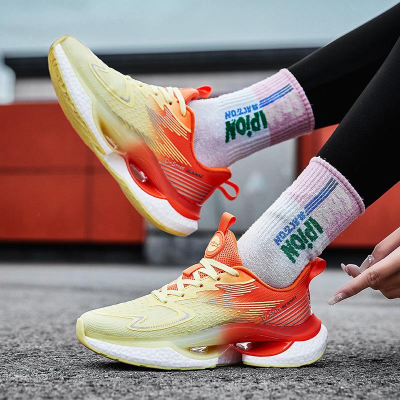 Leichte Dämpfungsunterstützung Sportschuhe Sommer Atmungsaktive Laufschuhe Leichte Rebound Anti-Rutsch Paar Laufschuhe