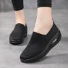 Breathable Knitted Women Sneakers Comfortable Air-cushion Casual Sports Shoes Light Non-slip Walking Jogging Shoes