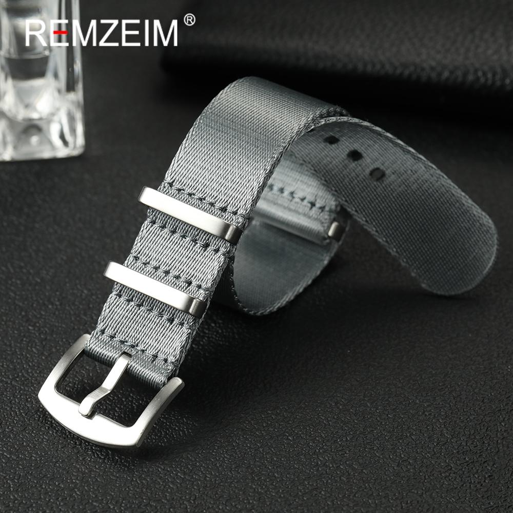 

Premium Comfortable Soft Nylon Watch Bracelet 20mm 22mm Watch Straps Men Women Watchbands Replacement Watch Accessories 20mm серый