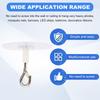AD23-Stick Ceiling Hooks Heavy Duty Self-Adhesive Water Resistant Hooks For Ceiling Multifunctional Hooks For Wind Chimes