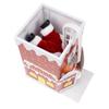 Electric Musical Climbing Santa & Reindeer Cart – Creative Christmas Decoration & Gift