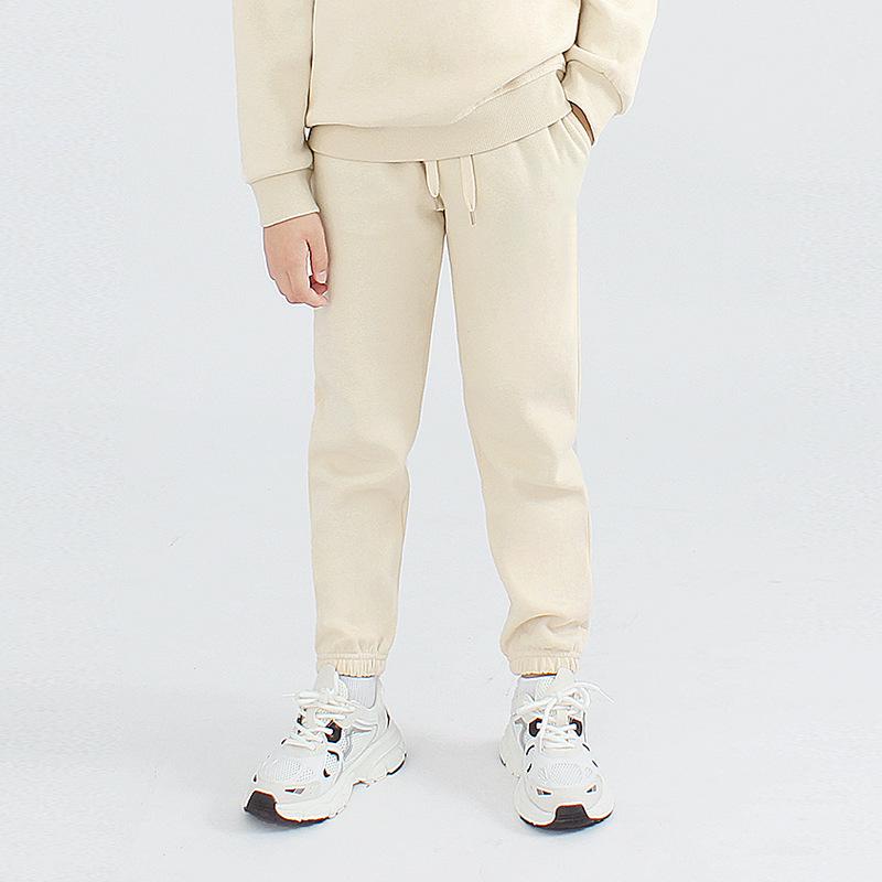 

Нові оксамитові дитячі зимові штани - товсті теплі повсякденні штани для хлопчиків і дівчаток, однотонні 130 cm абрикосовий