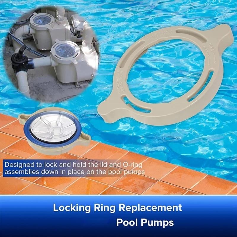 Poolpumpendichtungen Zuverlässige Inground-Poolpumpe Teil Poolpumpendeckel Ersatz Poolpumpenzubehör Poolpumpen Reparaturset