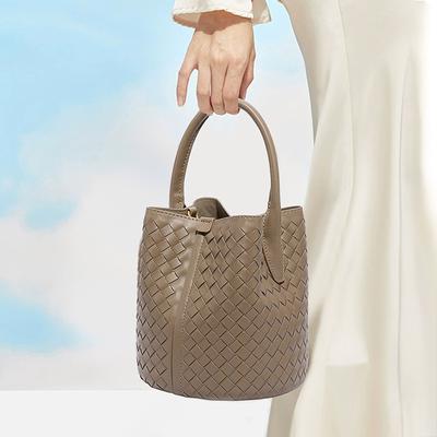 Handgewebte tragbare Beuteltasche, lässige, vielseitige Kinder- und Muttertasche, einfache neue High-End-Messenger-Umhängetasche
