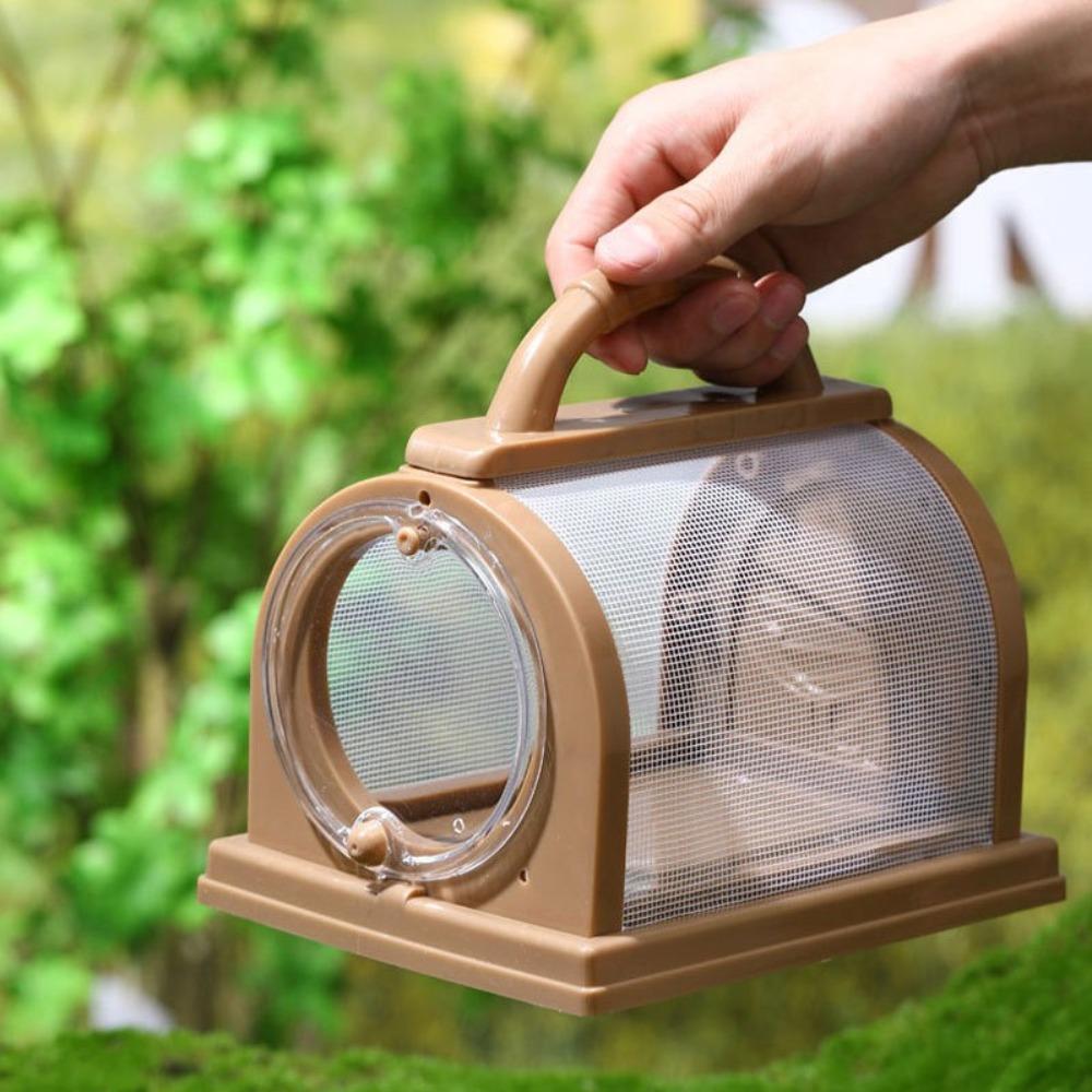 Insect Observation Box Net Bag Insects Trap Magnifying Glass Forceps Insect Collectors Cages Butterfly Observation Pet Products