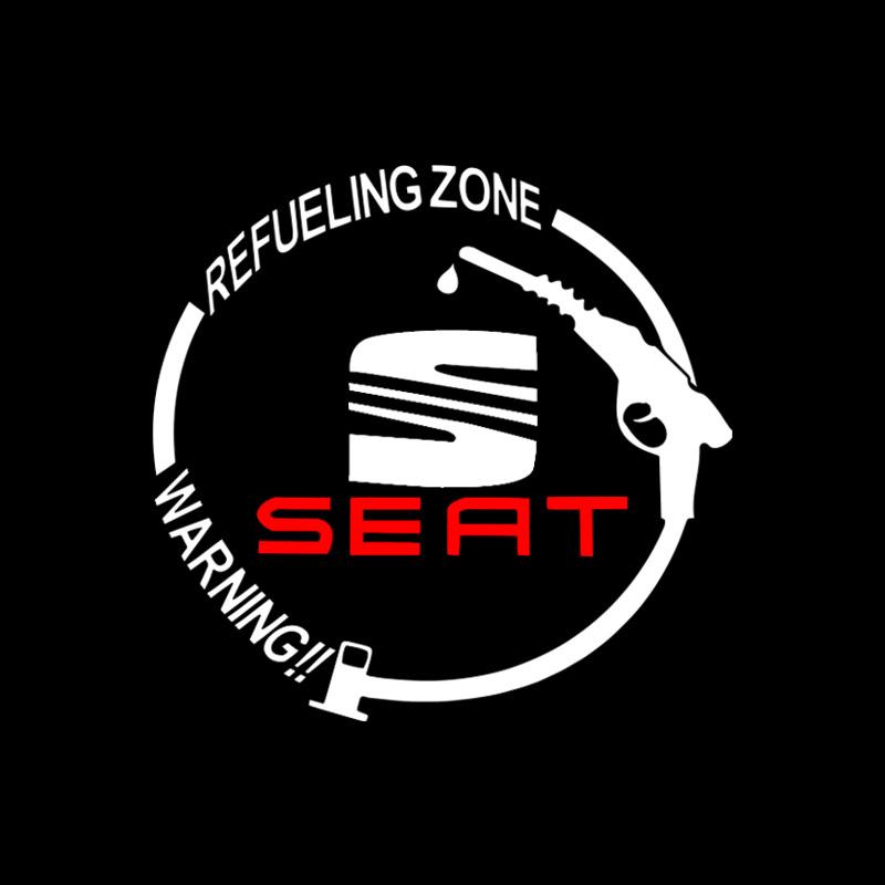 

Car Badge Vinyl Reflective Fuel Tank Cap Stickers Decal Accessories For SEAT Leon MK1 MK2 MK3 5F Ibiza 6L 6J Altea Arona Tarraco Cupra Cordoba белый