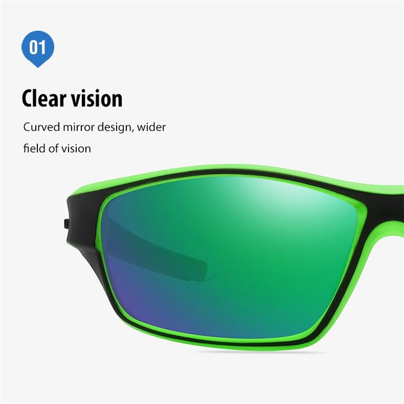 aoron Markendesign, Mode, bunter Rahmen, polarisierte Sonnenbrille, Outdoor, blendfrei, UV400, Fahrbrille, Fahrradbrille für Männer, Geschenke