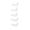 30pcs Professional BTE Tubing Adaptor Earplug Connector Replacement Accessories for Hearing