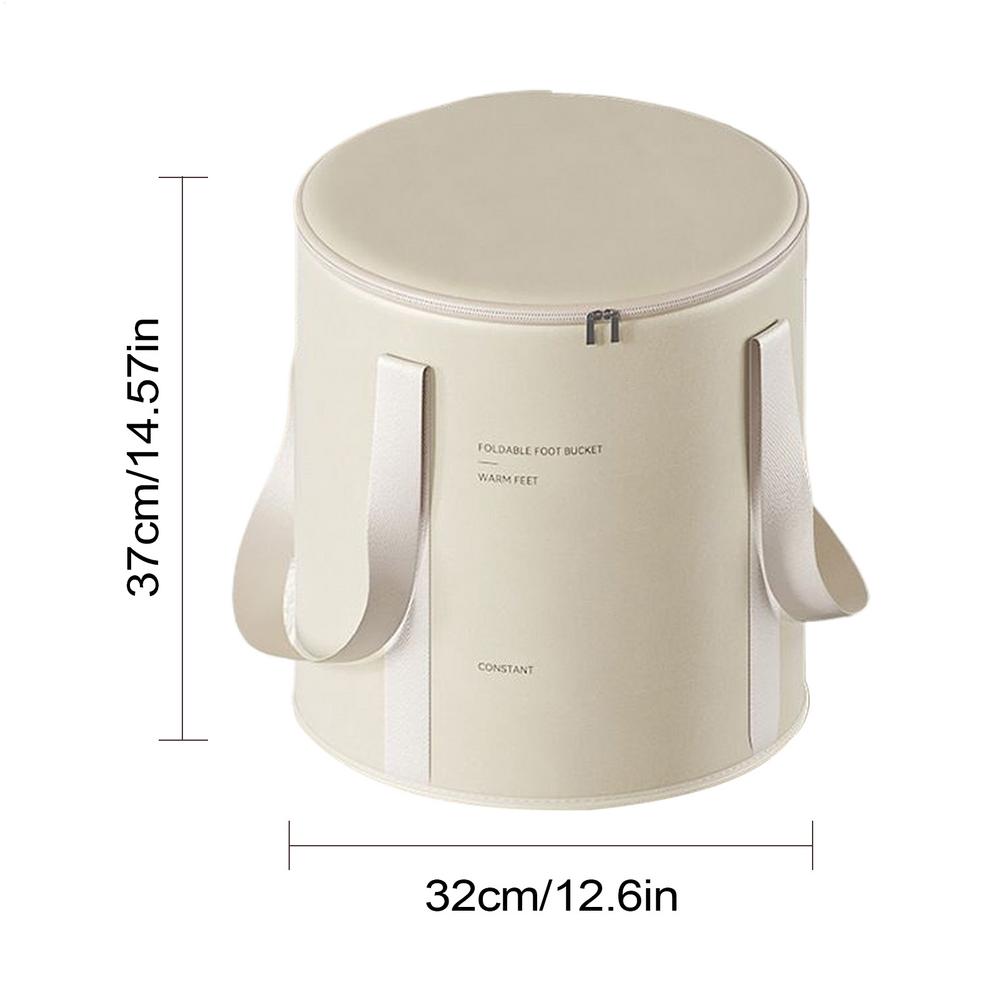 Foot Bath Soak Tub Foldable Foot Bath Bucket With Non-Slip Base Container For Home Care Circulation Shower Travel Cleaning