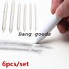 6pcs/set Blending Smudge Stump Stick Tortillon Sketch Art White Drawing Pen Tool Rice Paper