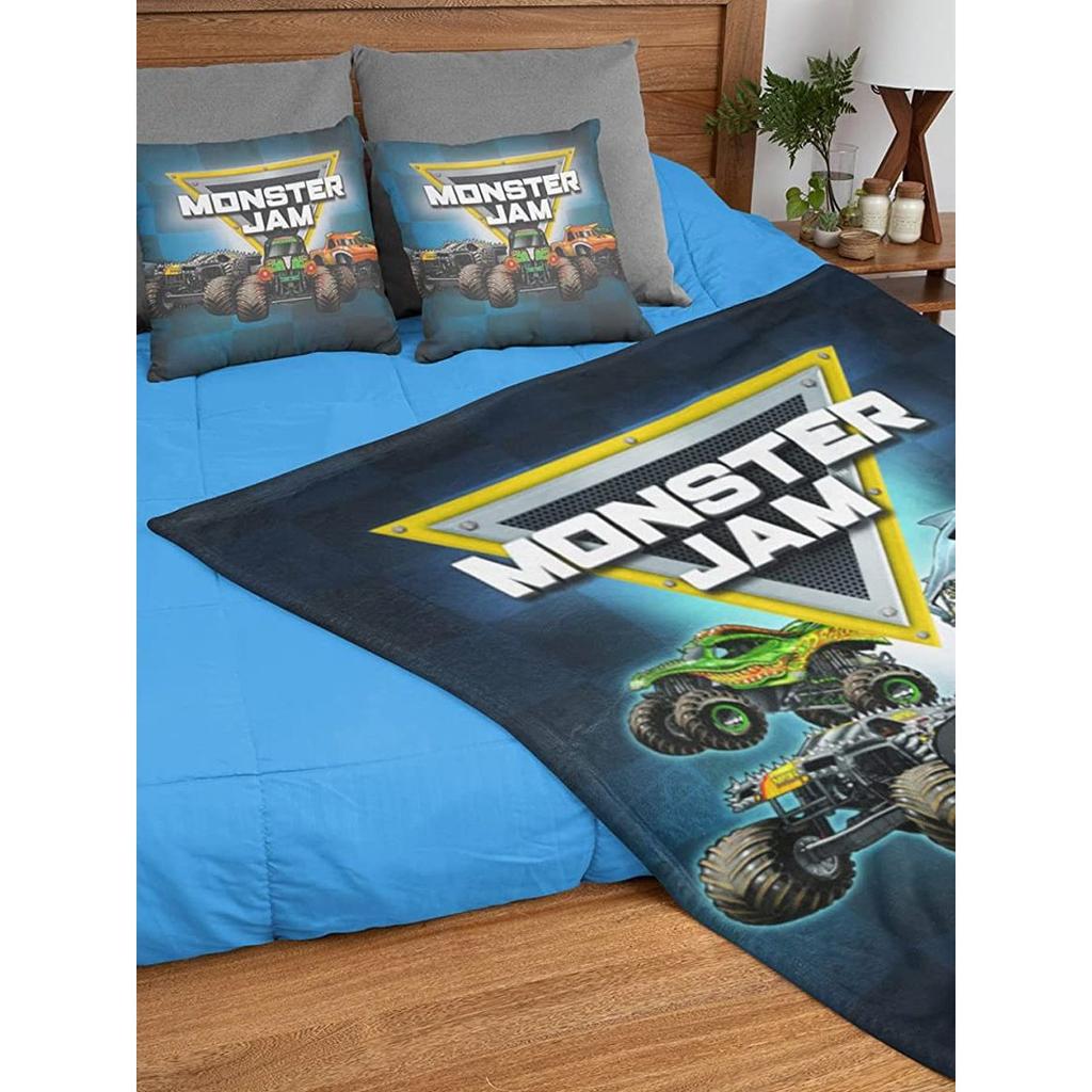 Monster Jam Fleece Truck Blanket