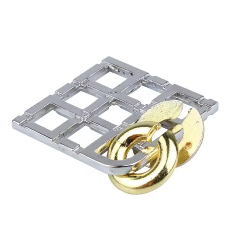 Disentanglement Cast Metal Puzzles TianZI Lock Brain Teasers for Adults Teens Kids IQ Test Toys Educational Gifts