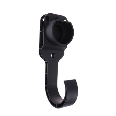 For Type 2 Connector Eu Plug Universal Wall Mount Bracket Ev Charger Cable Holder For Electric Car Charging Gun Head Socket