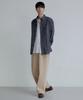 NODU Vintage Loose Fit Multi-Check Shirt [Navy]