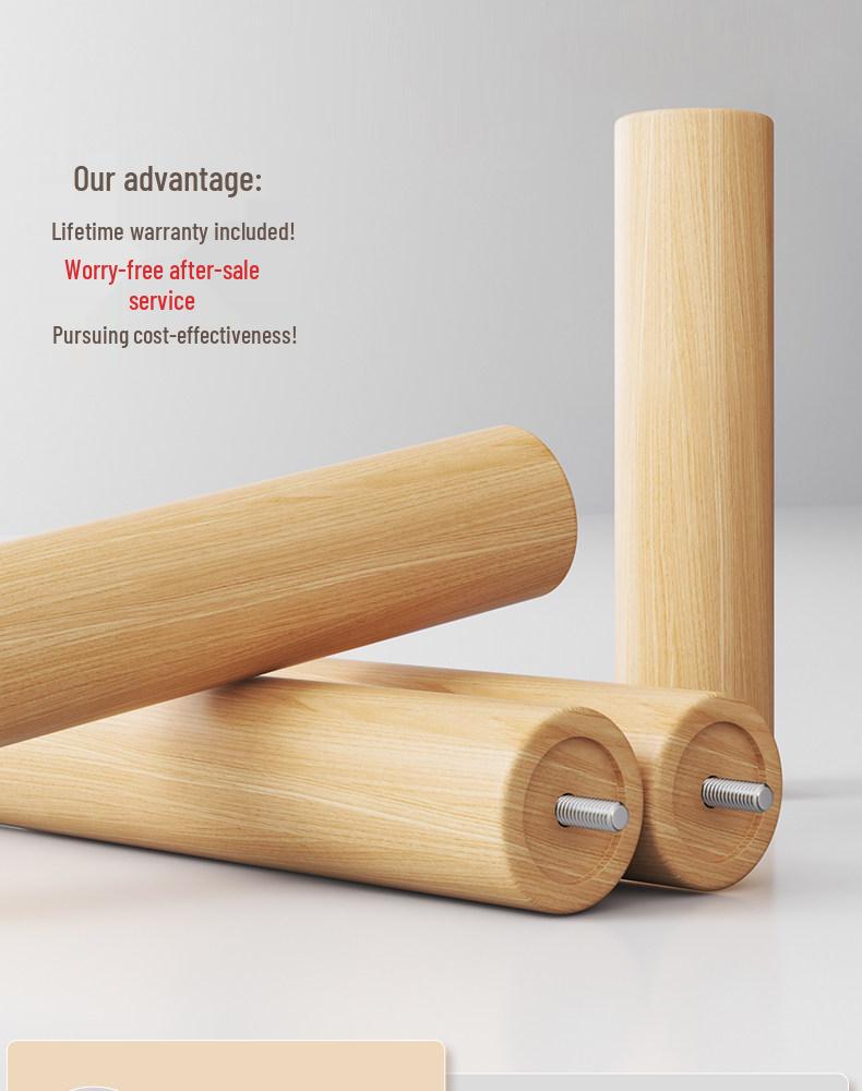 Samostatně stojící věšák na kabáty a oblečení z masivního dřeva s úložným sáčkem