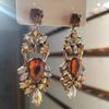 Silver Needle Zircon Flower Tassel Earrings: Elegant, High-End Studs for a Fashionable, Sophisticated Look
