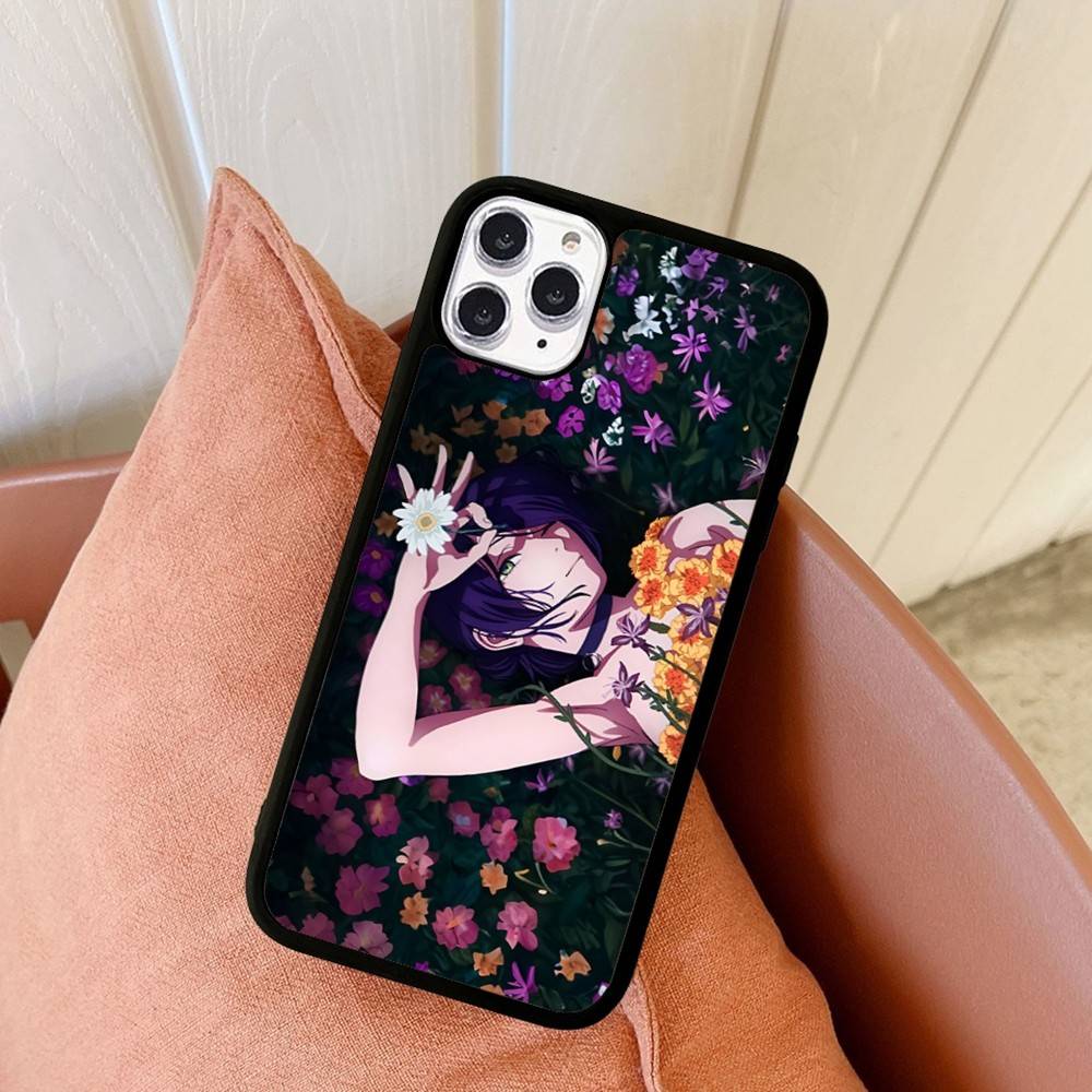 Anime C-Chainsaw Man Phone Case For IPhone 17 16 Pro Max 11 12 13 14 15 Hard PC+TPU Bracket Back Cover