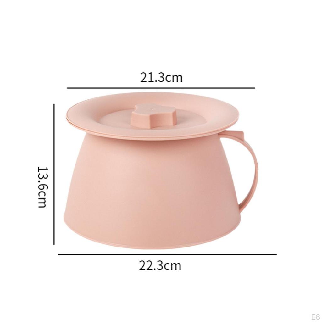 Bequemer Nachttopf für Zuhause, tragbare Toilette mit Griff