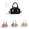 Elegant Urban Minimalist Shell Handbag For Women With Spacious Interior And Zipper Closure