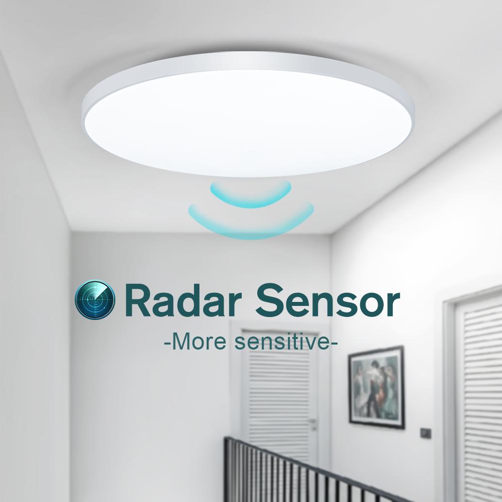 Infrared Radar Body Sensor Led Ceiling Home Ultra Bright for Living Room Dimmable LED Panel Lamp Ceil Lighting