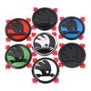 for Skoda 1PC 80mm/90mm Car Front Head Rear Tail Trunk Badge Sticker S Logo Octavia Rapid Fabia YETI A7 Superb KAMIQ Scala VRS xkbf53