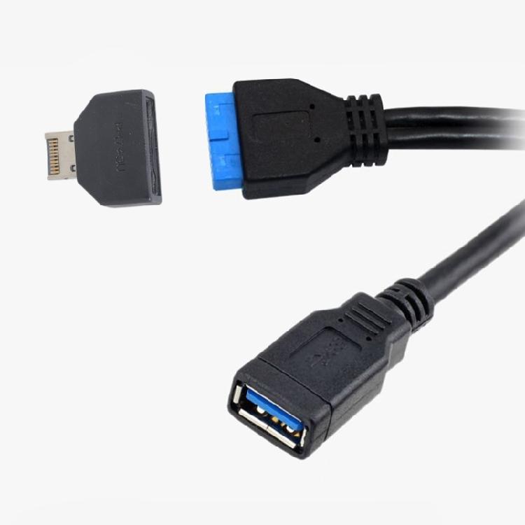 USB 3.0 19Pin 20Pin auf USB C Header Adapter, Vertikaler TypE Konverter für Motherboards