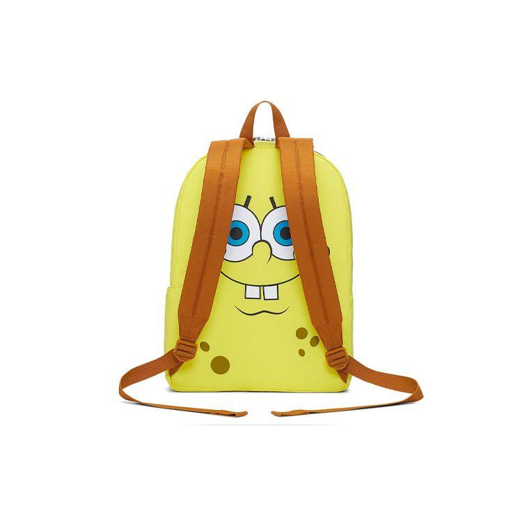 Nike SpongeBob Kyrie Irving Student Basketball Backpack Unisex Backpack Yellow CN2219-731