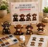 Diy 3d Bead Kit With Cartoon Gnome Figurines For Handmade Gift Creation