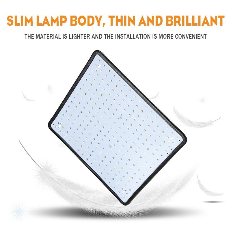 LED Wachstumslampe für Pflanzen 256 LED Grow Light Vollspektrum Phyto Lampe AC 85-265V Fitolampy Zimmerkräuter Licht für Gewächshaus Anbau 6000W