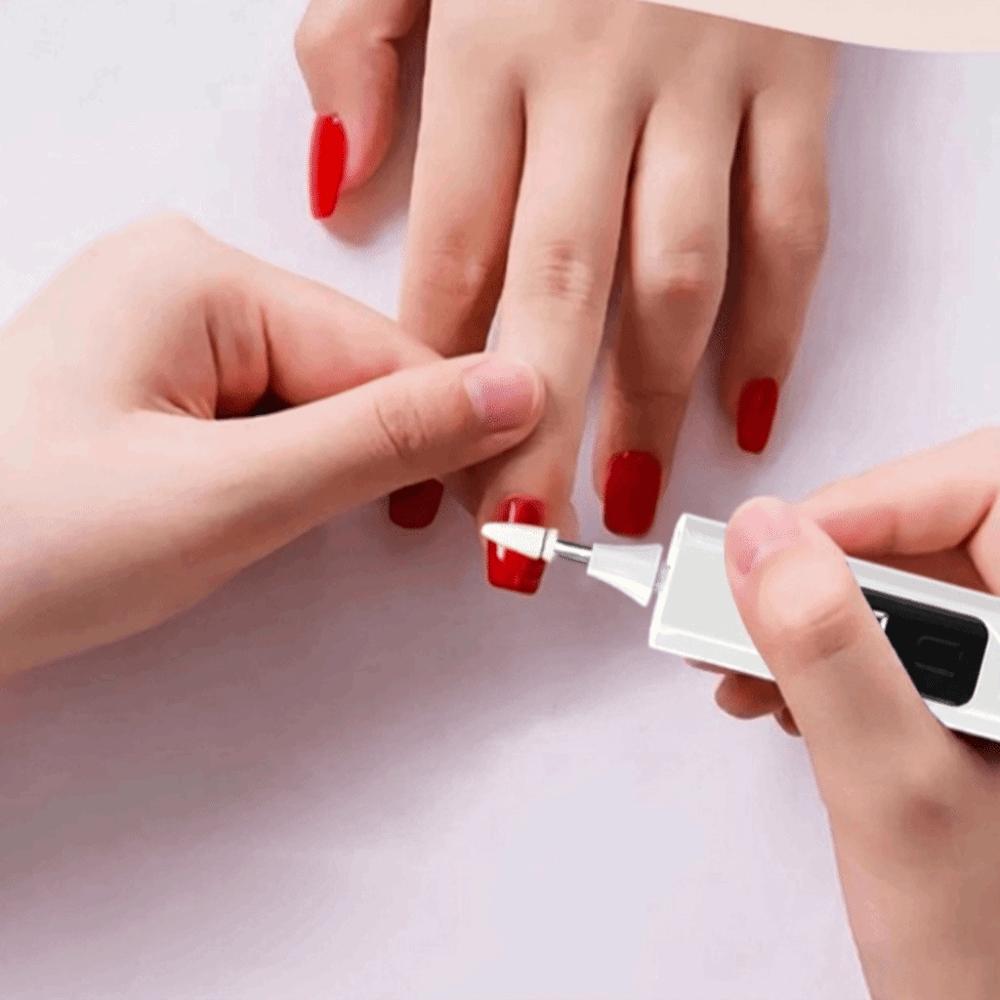 LCD Display Nail Drill Machine Portable Electric Nail Grinder Nail Drill Set Nail Art