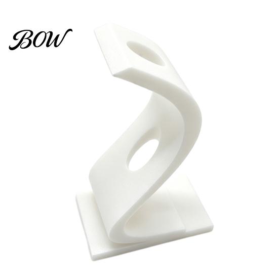 Elegant Flower Display 3D Printed Curved Arrangement Stand, Minimalist Holder Ornament, Decorative Home Accent Creative Artistic Table Decoration for