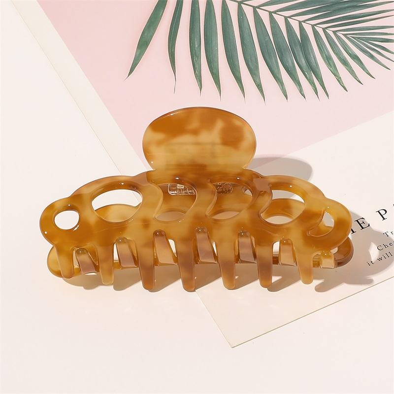 New Claw Clip Acetate Hair Clips for Women Elegant Colorful Solid Color Girls Hair Barrettes Hair Clips Hair Accessories