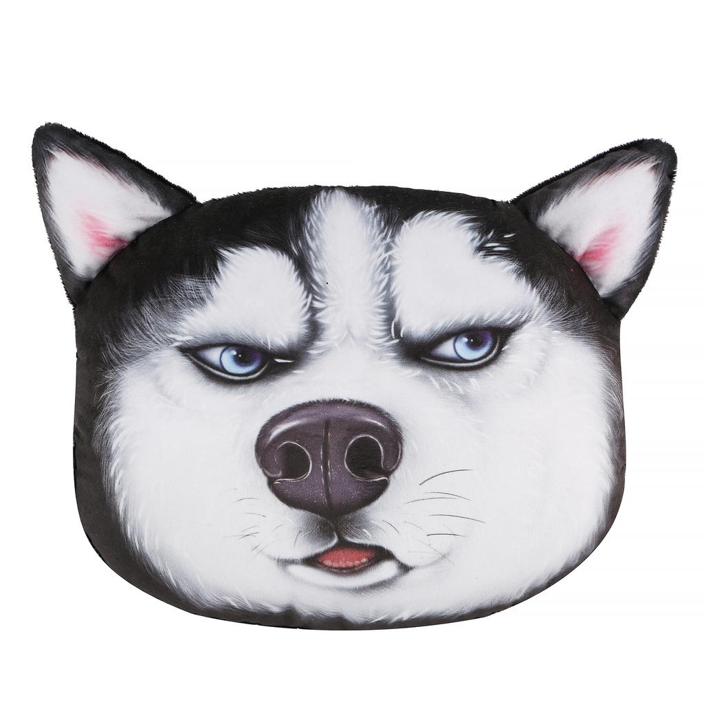 Funny Cat and Dog Seat Headrest Car Shoulder Pad Set Neck Protection Pillow Cute Cartoon Car Interior