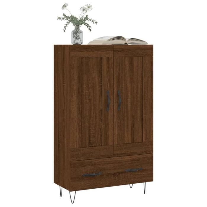 VidaXL Highboard Brown Oak 69.5x31x115 Cm Engineered Wood 830323