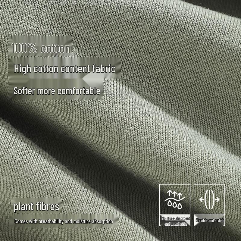 Jeanswest Men's Summer Loose Fit Pure Cotton Casual Shorts