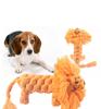 1pc Rope Dog Chew Toy Large Dog Breeds Cleaning Teeth Braided Lion Rope Chew Toys Non Toxic Scented Dog Toys for Tough Chewers