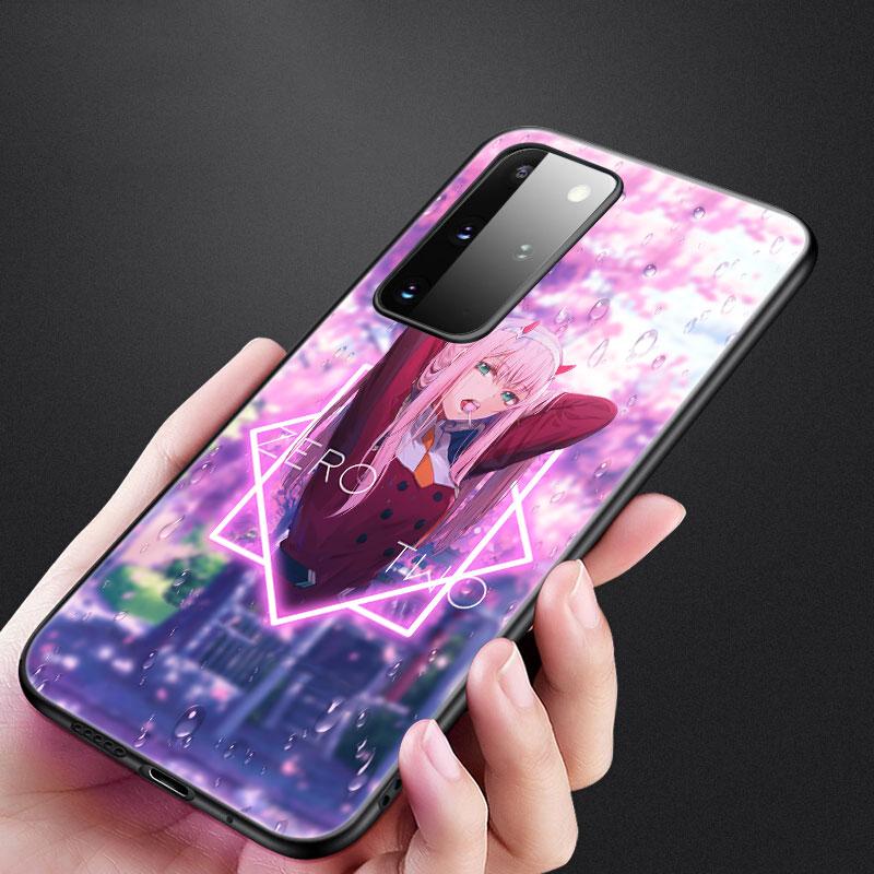 Zero Two Darling in the FranXX Anime-Hülle für Samsung Galaxy S20 S21 FE S10 Lite Note 20 10 Lite S8 S9 S10E S10 Plus Ultra Cover