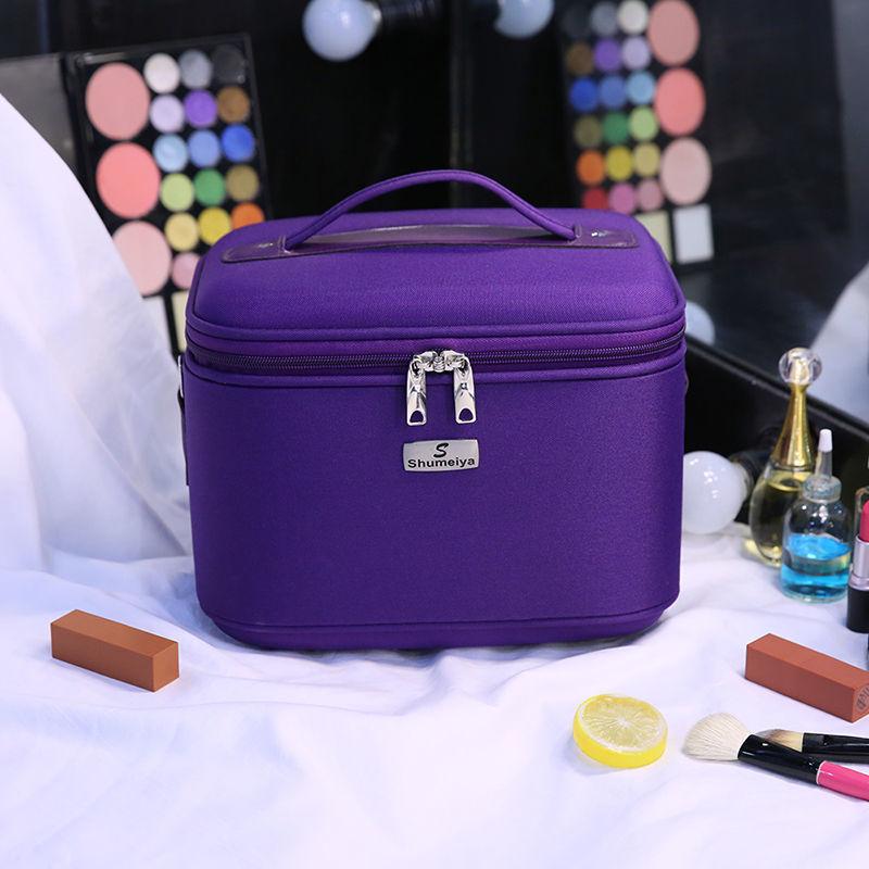 Professional Cosmetic Bag Female Large Capacity Portable Travel Handheld Cosmetic Storage Bag Waterproof Cosmetic Case