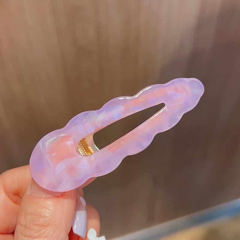 Korean Sweet Texture Wavy Duckbill Hairpin Clip