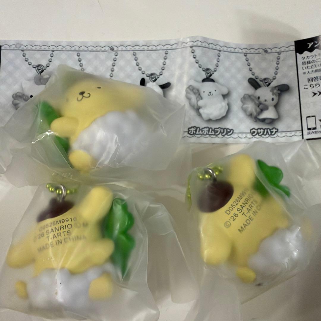 Yotsuba s Clover Mascot Pom Pom Purin 3-piece set Can be sold separately