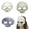 Adult Kids Half Face Skull Mask Skull Skeleton Mask Pu Foaming Skeleton Mask for Halloween Masquerade Cosplay Costume
