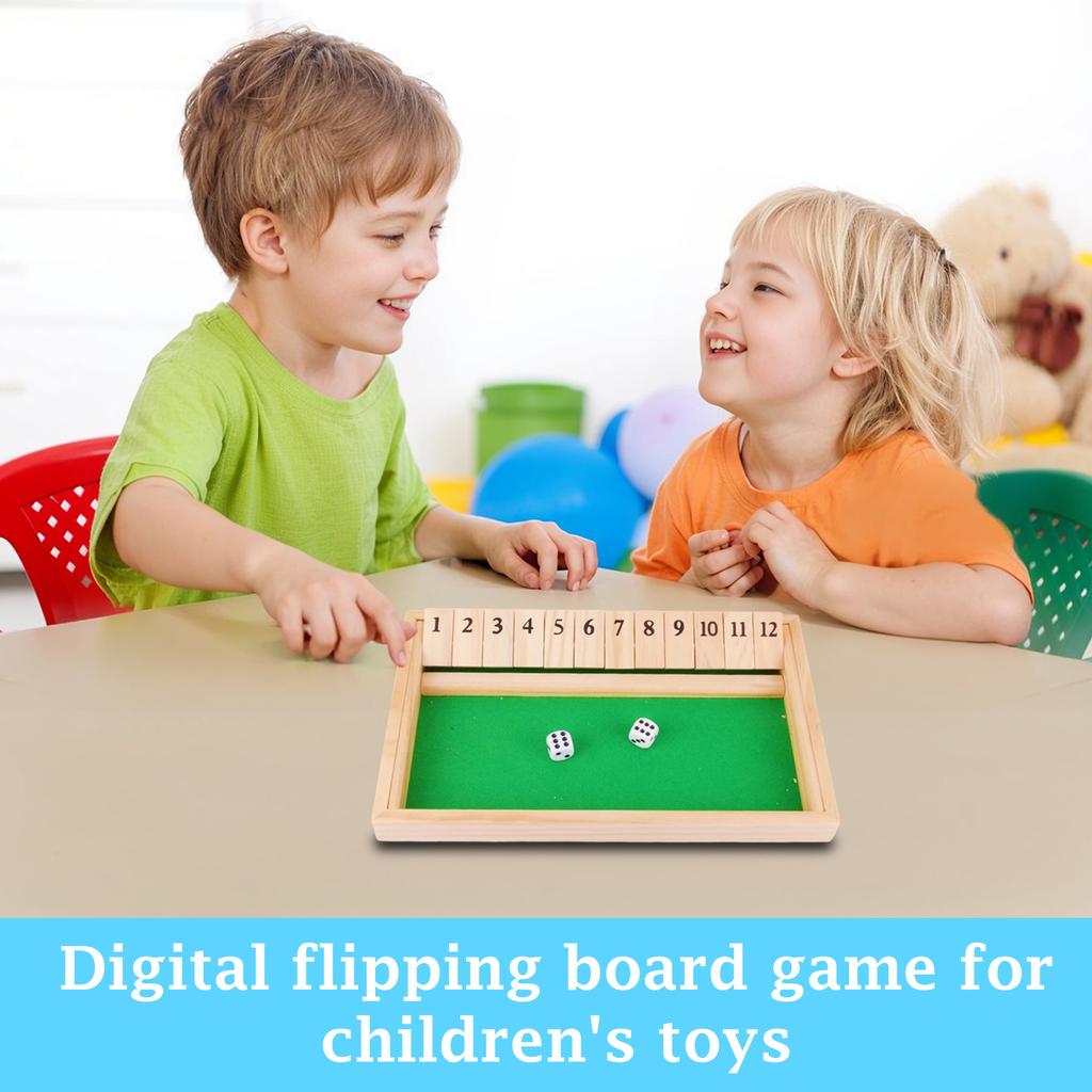 Number Flip Card Children's Toy Board Game Drinking Game Props Educational Party Leisure Entertainment