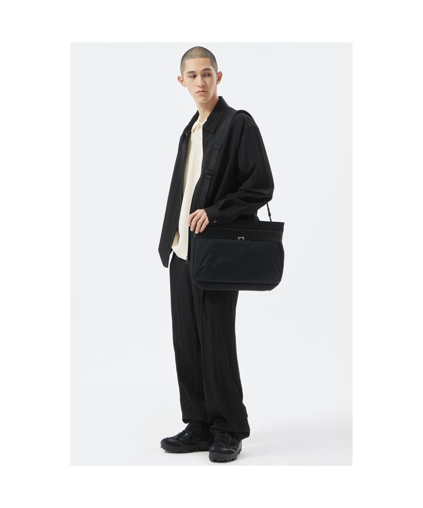Customellow Black Nylon Tote Bag_Cabax25102Bkx