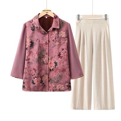 Elegant Women's Spring/Summer Shirt Set
