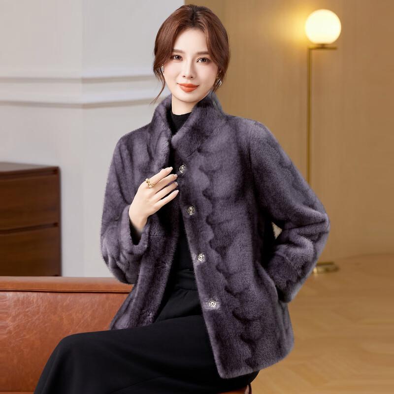 Women's Faux Mink Velvet Winter Overcoat