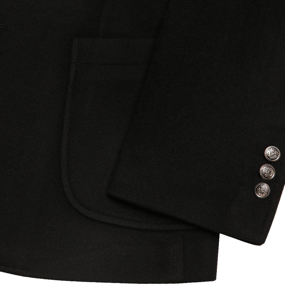 Sortie 413 Cashmere Wool Sports Jacket (Black)